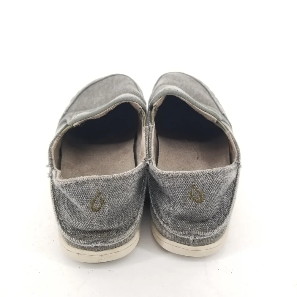 B50 OLUKAI Nohea Lole Boys Sneakers Toddler Size 13 Slip On Shoes Gray